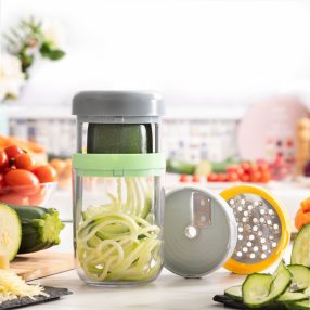   Vigizer InnovaGoods Spirál Zöldségszeletelő és Reszelő Receptekkel 