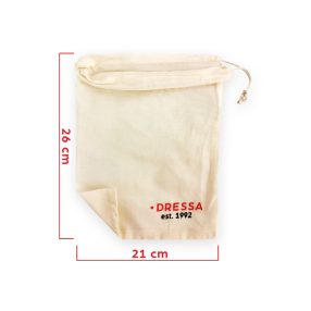   Dressa Shopping összehúzható biopamut textil szütyő - nagy