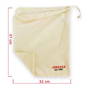   Dressa Shopping összehúzható biopamut textiltáska - közepes