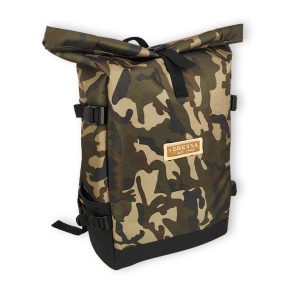   Dressa Rolltop laptoptartós csavart tetejű hátizsák - camo