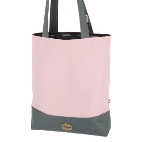   Dressa Bag női shopper táska cipzáros zsebbel - rózsaszín