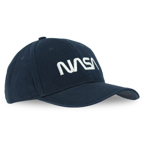 Nasa Worm Fehér hímzett baseball sapka